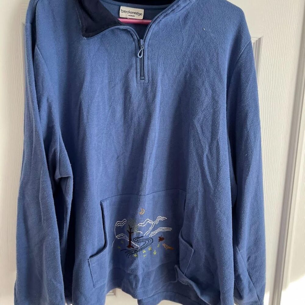 Vintage Embroidered Sweatshirt
